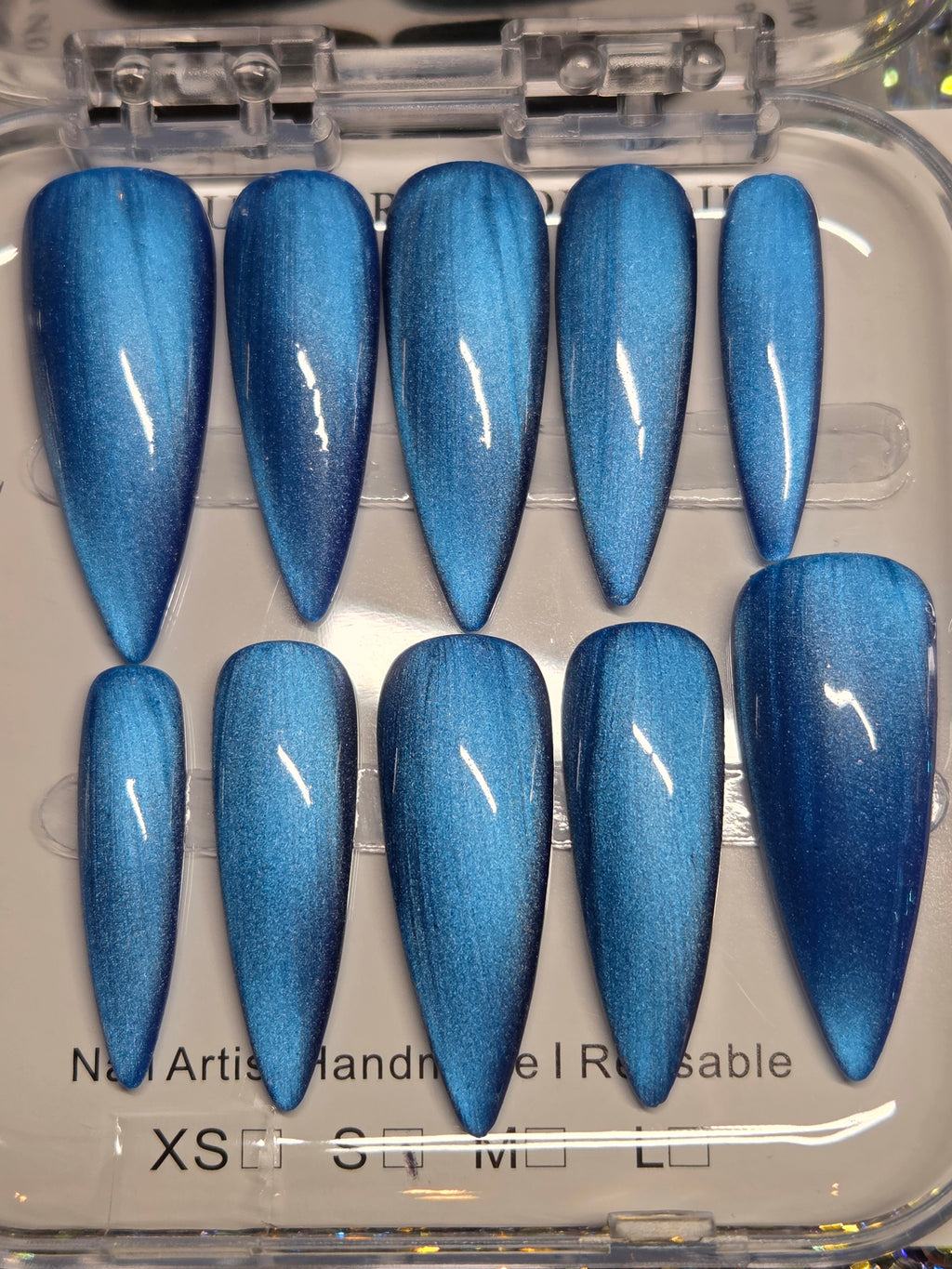 Blue cat eye