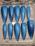 Blue cat eye