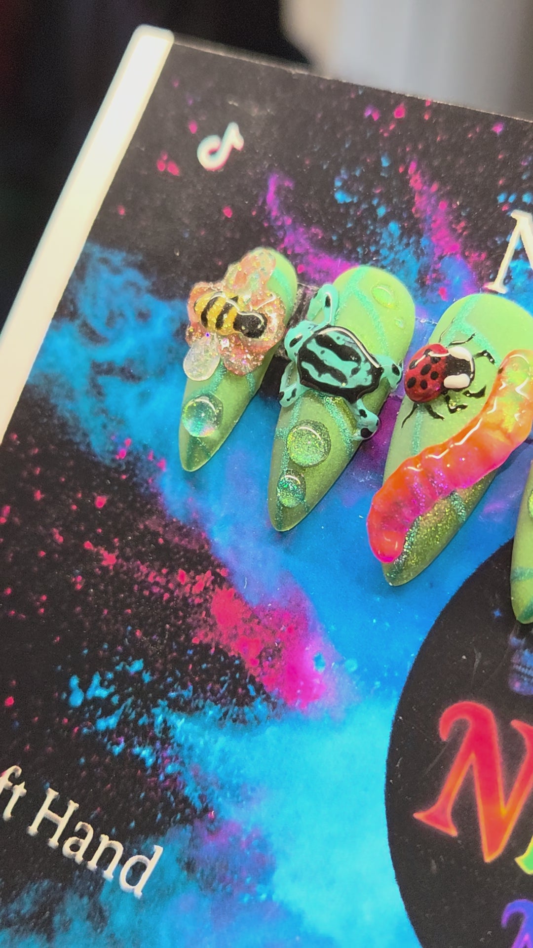 3D bug nails