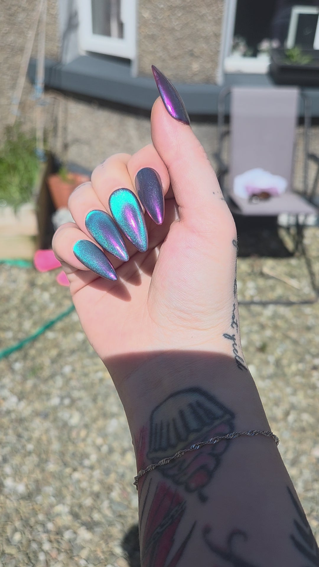 Cat eye Chrome