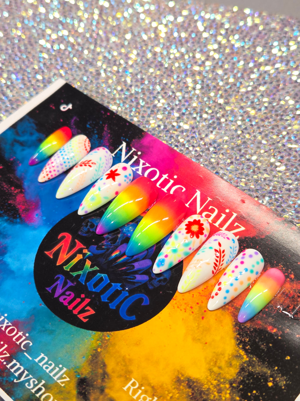 Rainbow flower power