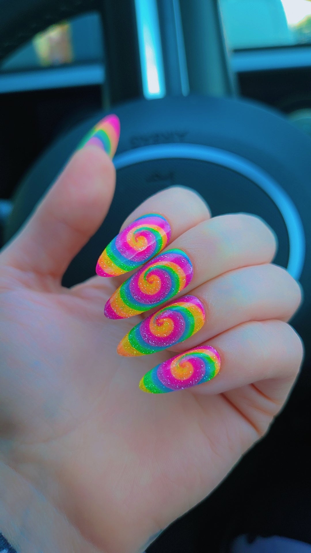 Rainbow spiral
